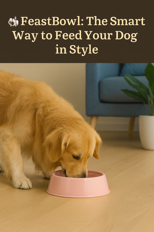 🍽️ Dog FeastBowl: The Smart Way to Feed Your Dog in Style