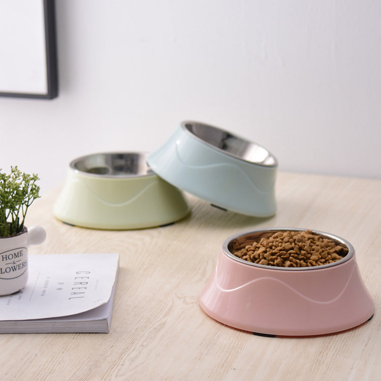 elevated dog bowl- Non-Slip Stainless Steel Dog Bowl