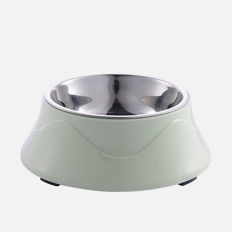 elevated dog bowl- Non-Slip Stainless Steel Dog Bowl