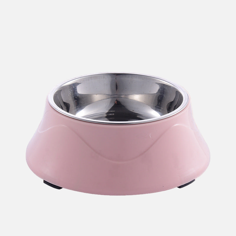 elevated dog bowl- Non-Slip Stainless Steel Dog Bowl
