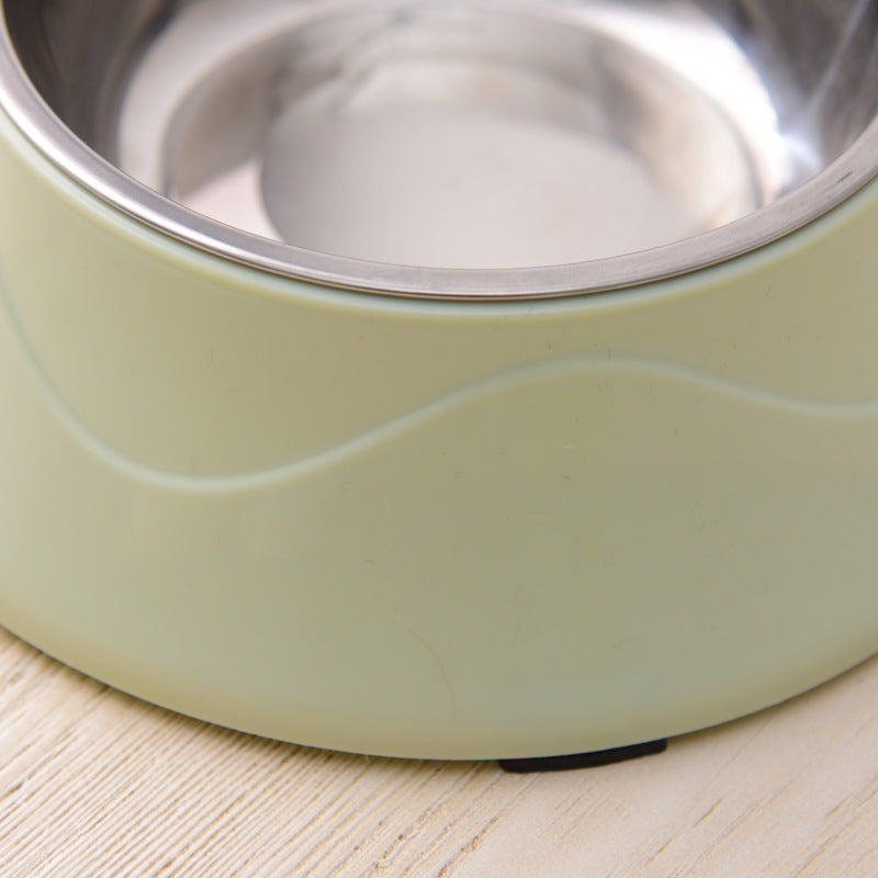 elevated dog bowl- Non-Slip Stainless Steel Dog Bowl