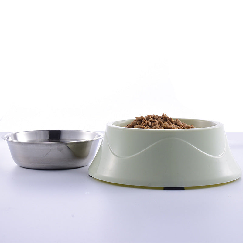 elevated dog bowl- Non-Slip Stainless Steel Dog Bowl