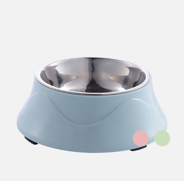 elevated dog bowl- Non-Slip Stainless Steel Dog Bowl