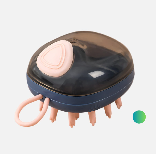 dog bath brush tool- 2-in-1 Grooming & Bathing Tool with Soft Silicone