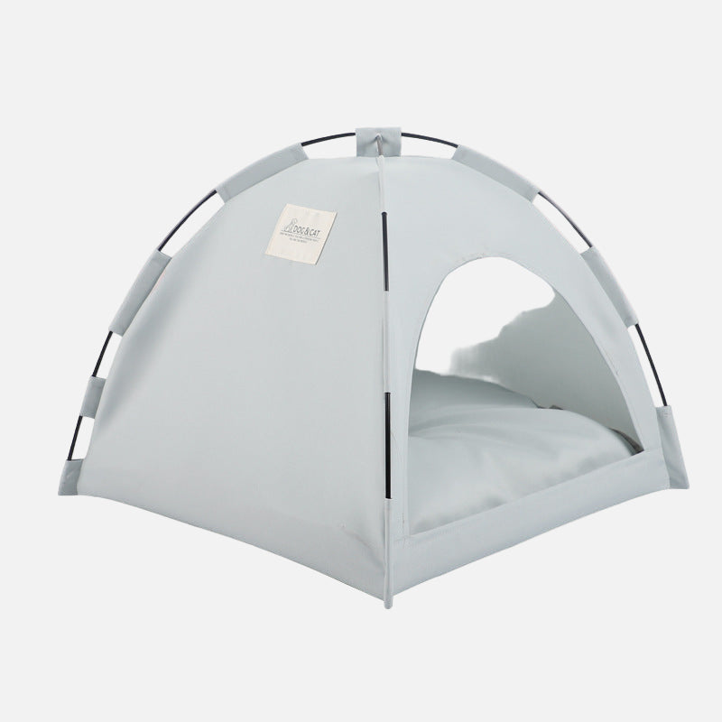 Cool & Cozy Pet Tent Bed - All-in-One Comfort for Cats & Dogs