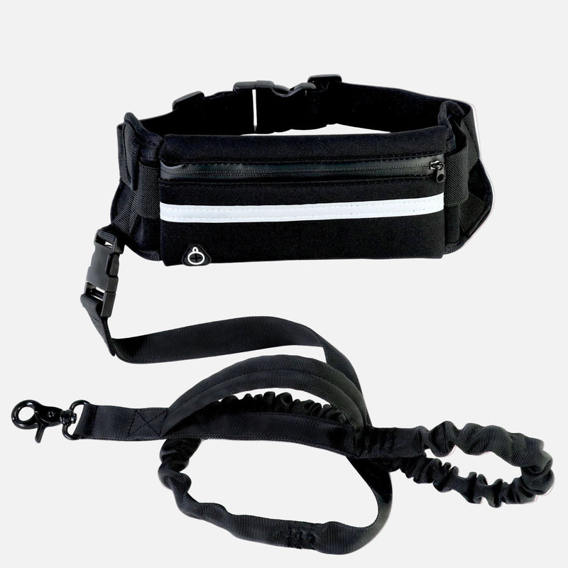 Hands-Free Dog Leash- belt with a storage pocket