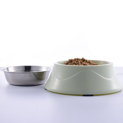 elevated dog bowl- Non-Slip Stainless Steel Dog Bowl