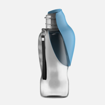 portable dog water bottle - Portable Water Bottle with Built-In Bowl
