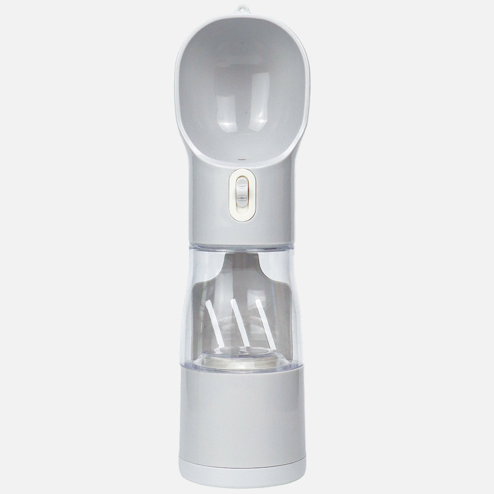 בקבוק מים לכלבים עם קערה מובנית לטיולים ונסיעות