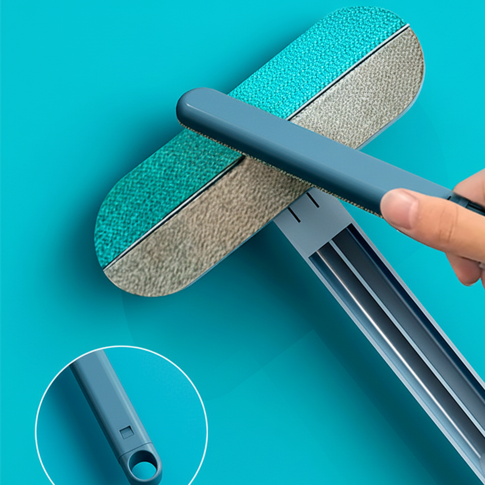 זרוע ניקוי שיער לכלבים בבית