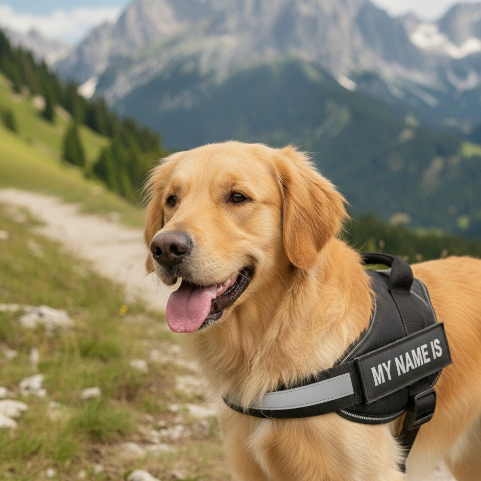 רצועה זוהרת לכלב - בטיחות ונראות מקסימלית בלילה