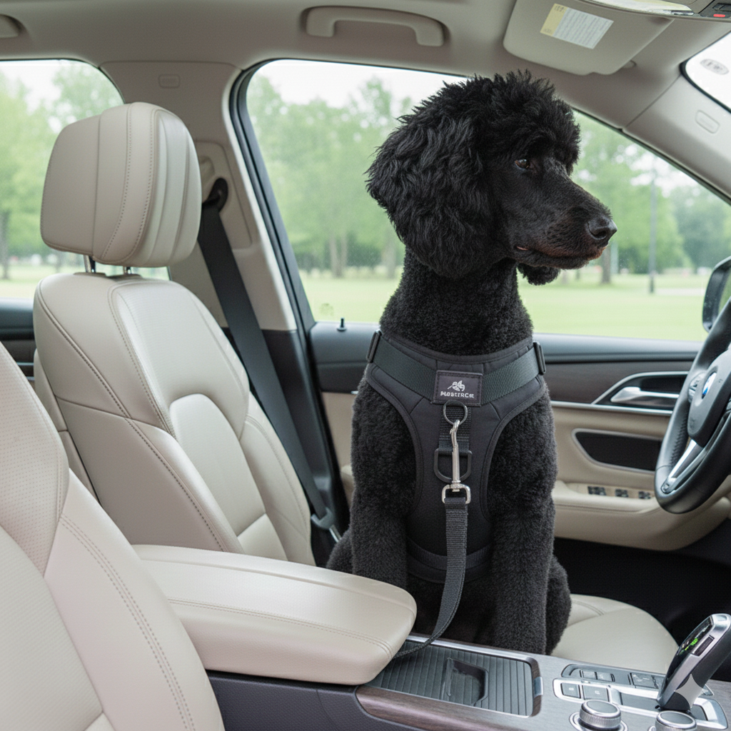 חגורת בטיחות לרכב לכלבים