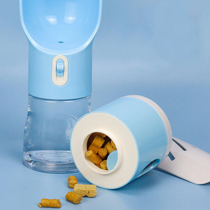 travel dog water bottle- just click, pour, and let your furry friend drink fresh water anytime