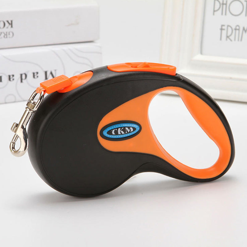 חבל גרירה לכלבים אוטומטי נשלף שרשרת טרקטור לכלבים