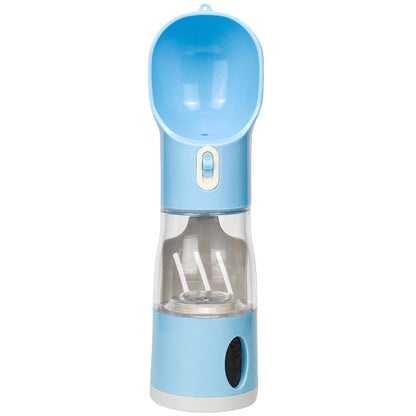 travel dog water bottle- just click, pour, and let your furry friend drink fresh water anytime