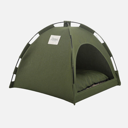 Cool & Cozy Pet Tent Bed - All-in-One Comfort for Cats & Dogs woofpoof woof poof
